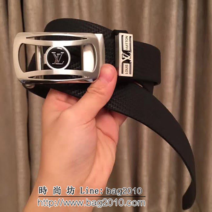 路易威登LV Louis Vuitton義大利進口雙面頭層牛皮 專櫃 高端男士皮帶 LHG1160